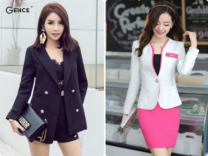 Phối cùng áo vest nữ và túi xách thể hiện phong cách cá nhân riêng