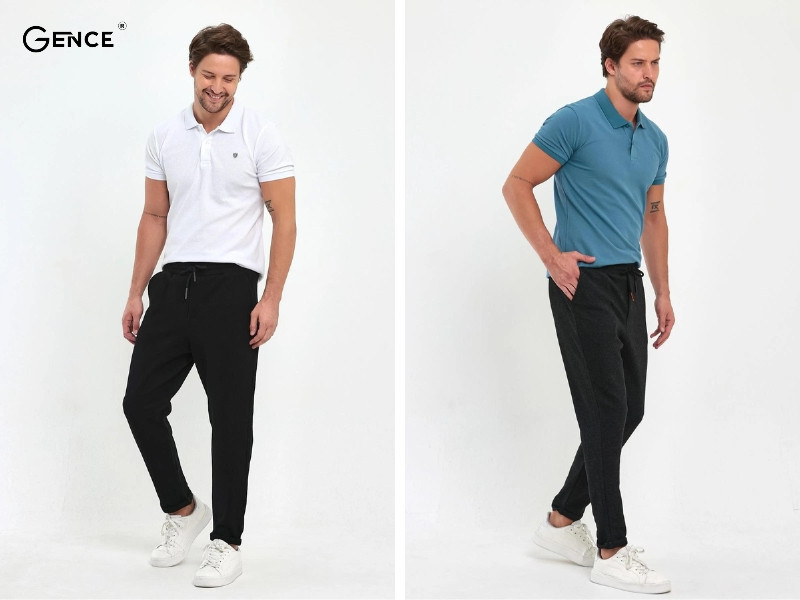 Phá cách khi mix-match giày thể thao với quần tây đen