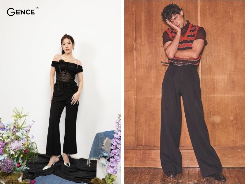 Quần ống loe trở thành item hot trend hiện nay