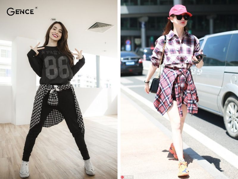 Sơ mi buộc ngang hông không thể thiếu của các cô nàng