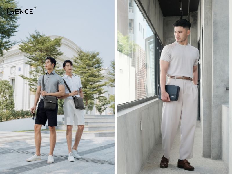 Sử dụng phụ kiện đồ da tạo điểm nhấn cho thời trang basic