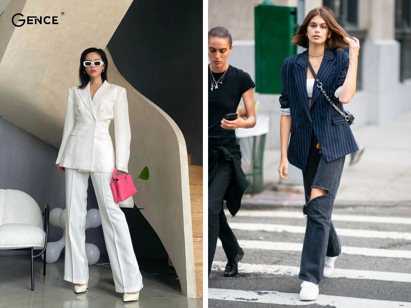 Blazer mang đến nét đẹp hoài cổ và tự nhiên