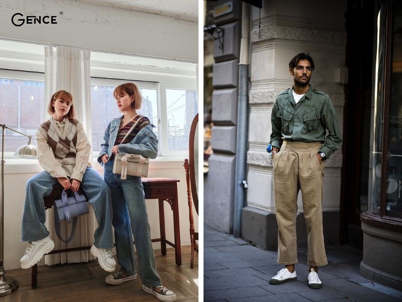 Retro thường sử dụng màu sắc nổi bật, tạo ấn tượng