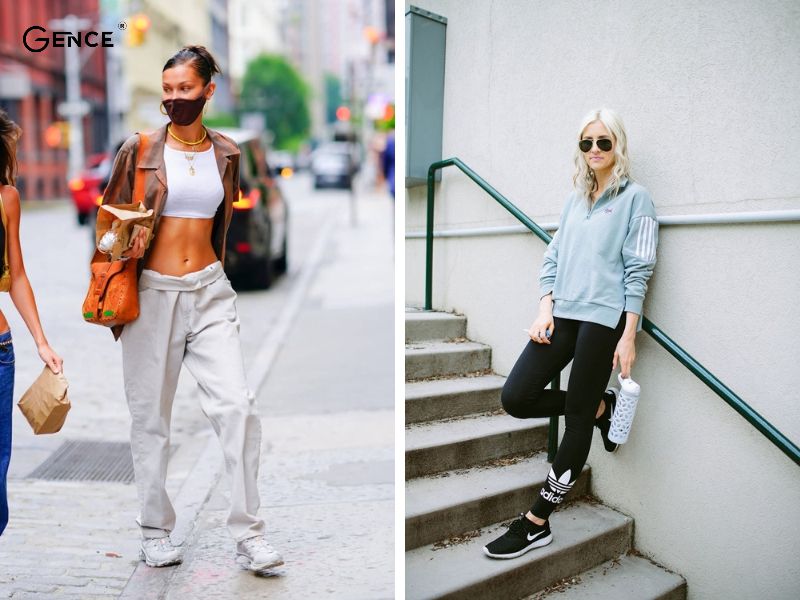 Phong cách thể thao thể hiện sự khỏe khoắn và năng động