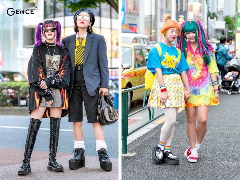 Phong cách Harajuku nổi loạn