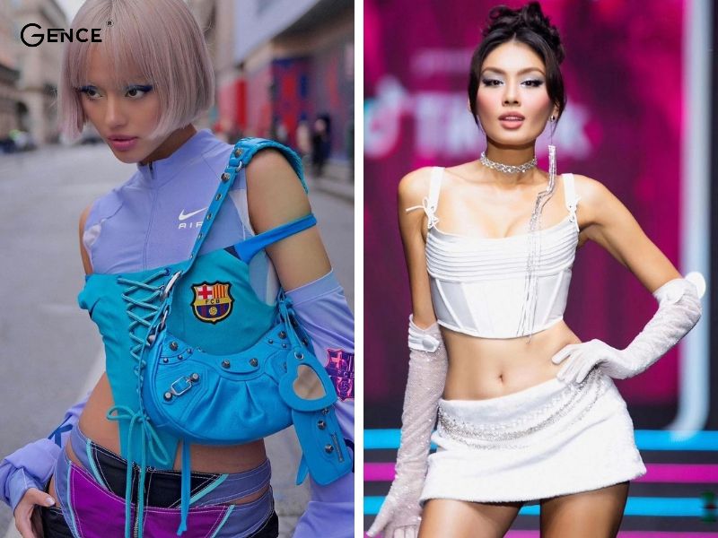 Áo corset phù hợp với nhiều phong cách thời trang