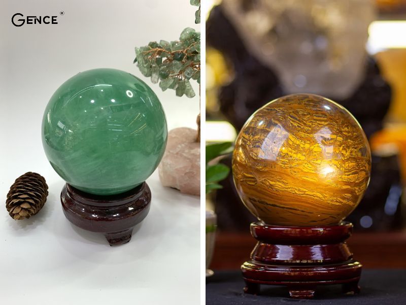 Quả cầu phong thủy thu hút những năng lượng tốt