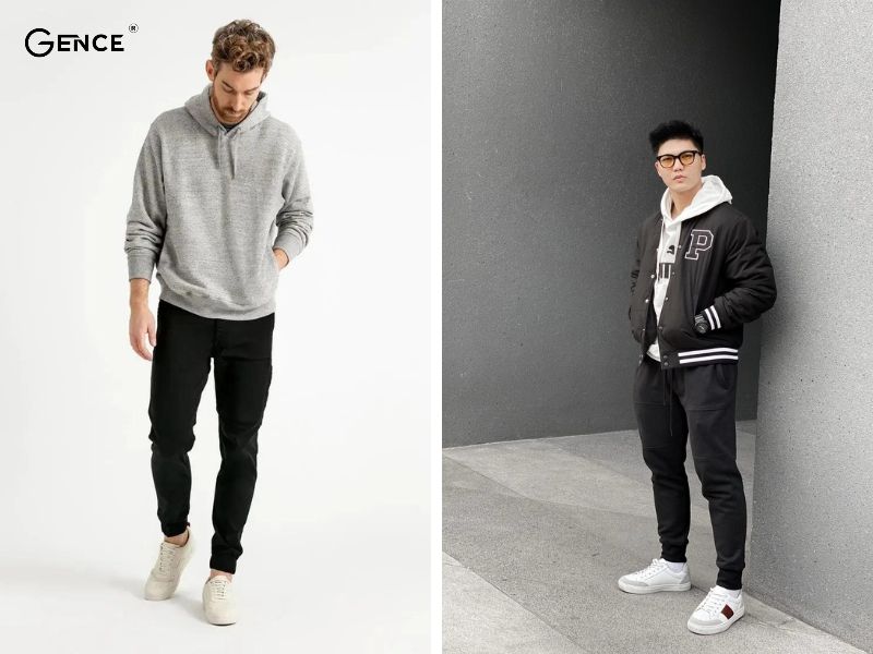 Ấm áp cùng với áo hoodie và quần jogger nam