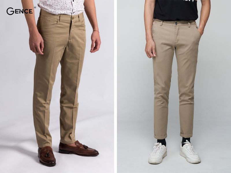 Phối đồ với quần kaki nam đẹp, lịch lãm