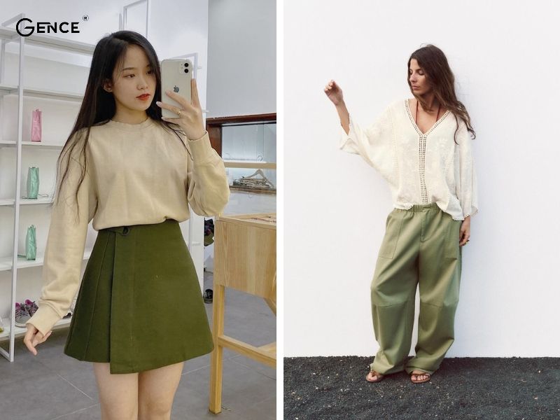 Màu be mang đến outfit thời trang và năng động