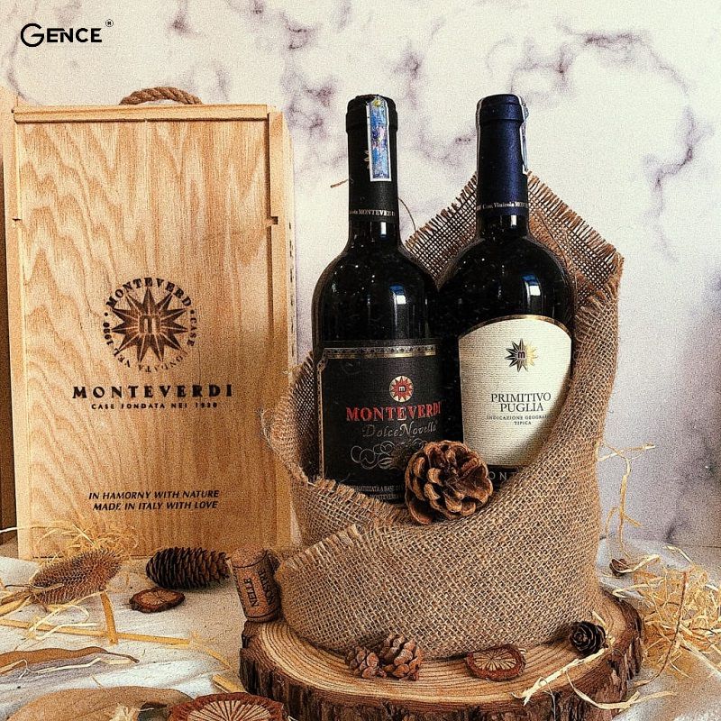 Rượu vang là món quà cực sang trọng