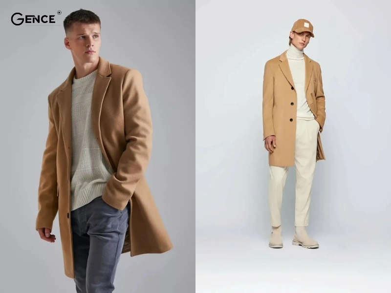 Style layer kết hợp với áo dạ nam gây ấn tượng