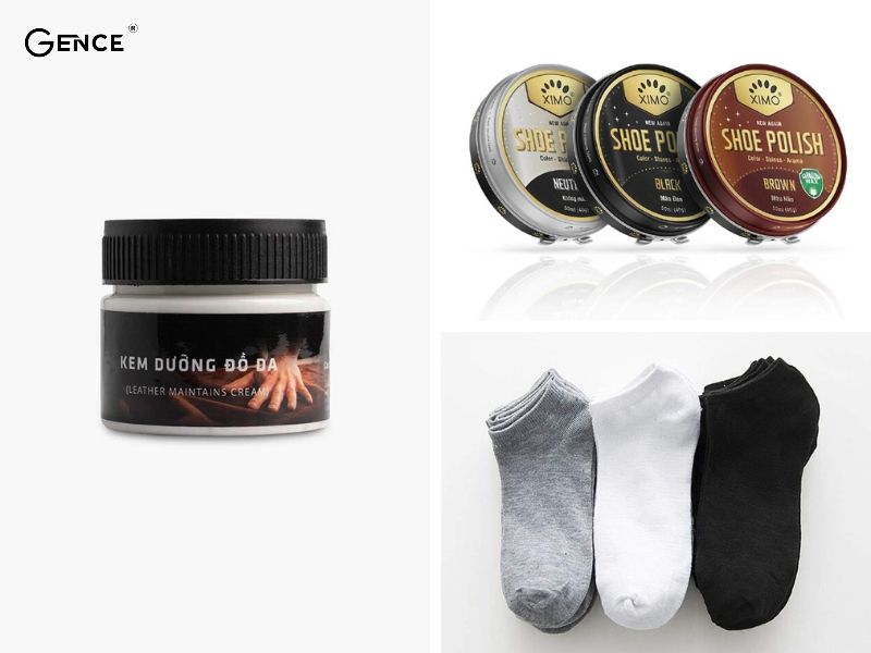 Sử dụng kem dưỡng đồ da bảo dưỡng giày da lộn