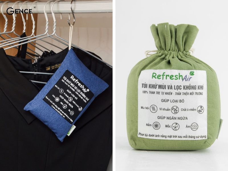 Sử dụng than hoạt tính loại bỏ mùi áo da