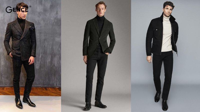 Sự kết hợp hoàn hảo giữa quần tây và giày chelsea boot