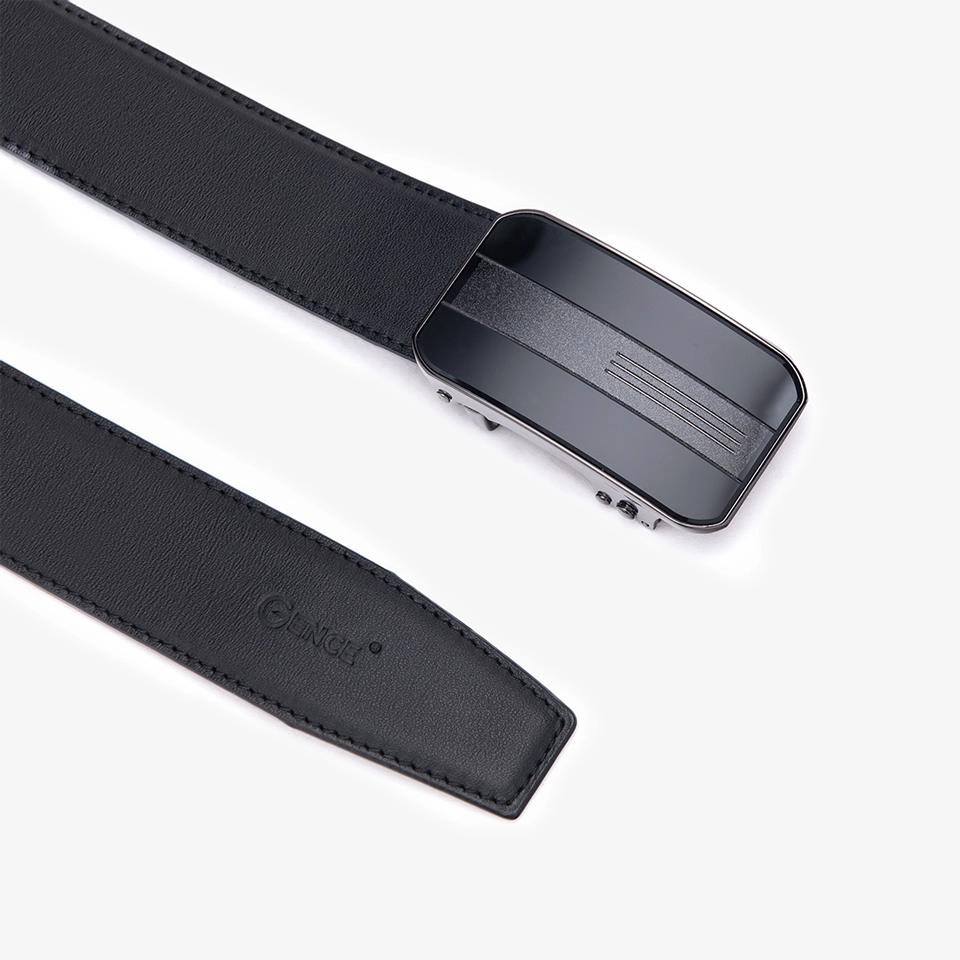 Thắt lưng da nam công sở LG39 được in logo nổi bật
