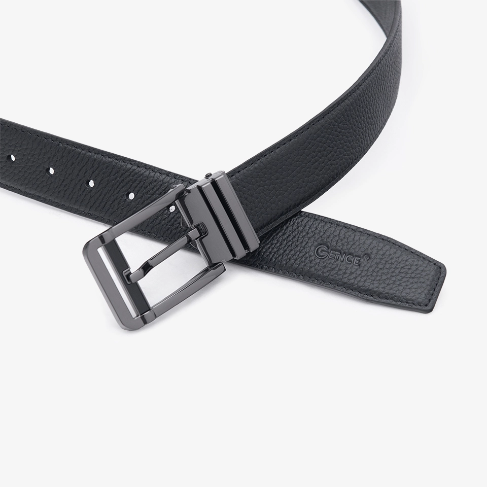 Thắt lưng quần jean khóa kim LG43 có màu đen sang trọng, dễ phối đồ