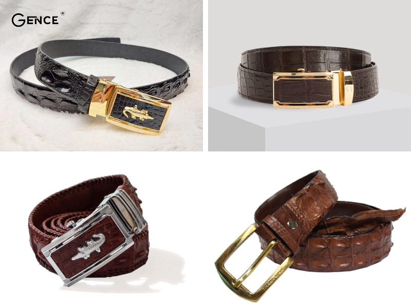Thắt lưng da cá sấu tạo nên vẻ đẹp đẳng cấp