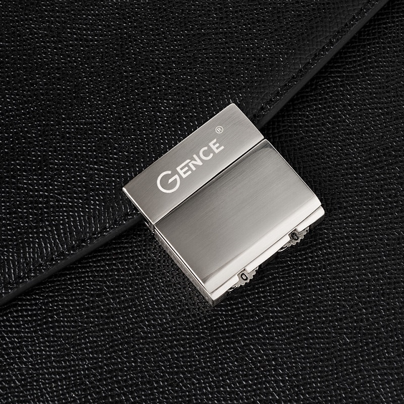 Thiết kế cặp da bò CTS20 khóa số, bảo mật cao