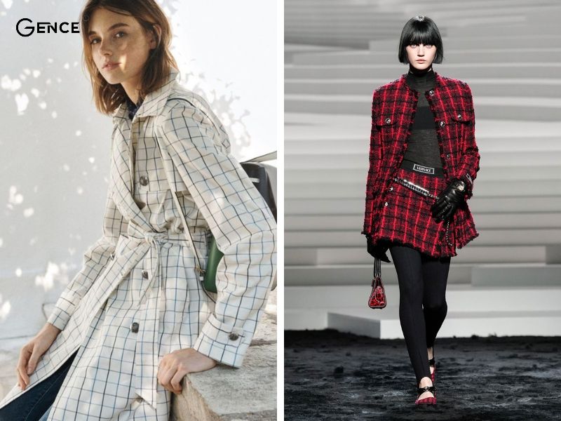 Họa tiết kẻ ô mang nét cổ điển và hiện đại