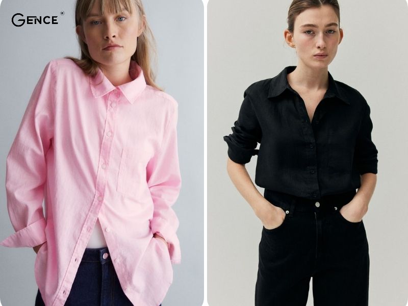 Phong cách thời trang công sở cùng áo sơ mi basic H&M