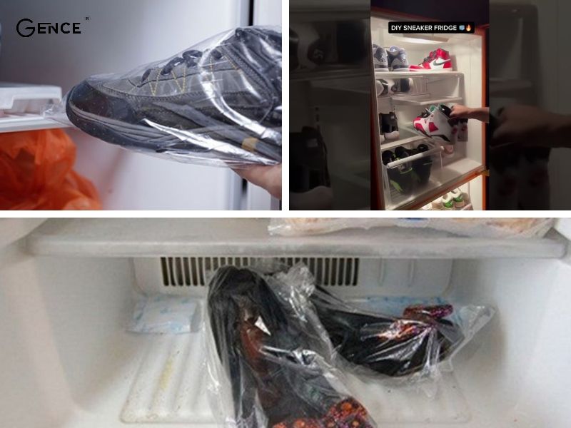 Tủ lạnh giúp làm sạch giày da lộn