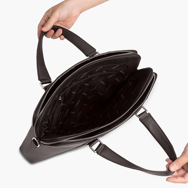 Túi da laptop gence 15,6inch GCE23 thiết kế tinh tế sắc nét