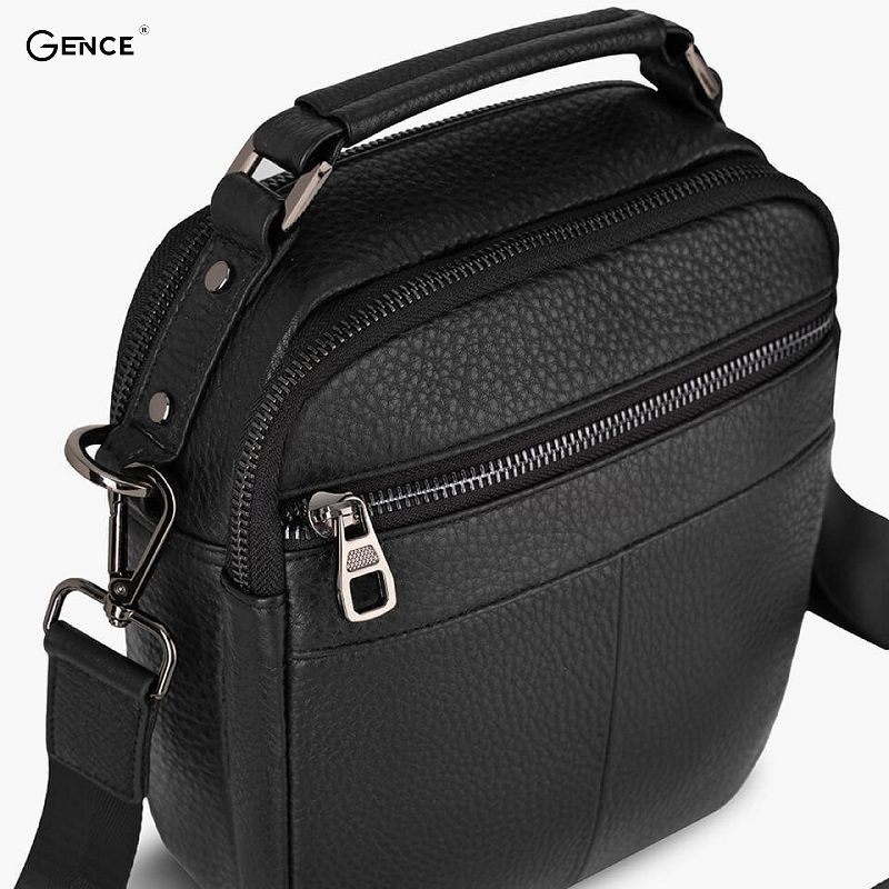 Túi đeo chéo TD03 làm từ da bò vân Mill