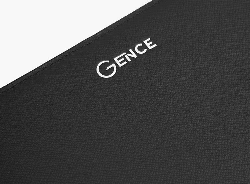 Túi kẹp nách nam gence HT21 da Taiga họa tiết sang trọng