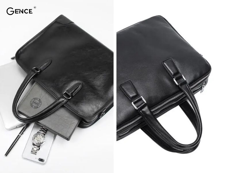 Túi xách công sở 2 khóa Gence mang vẻ đẹp lịch thiệp