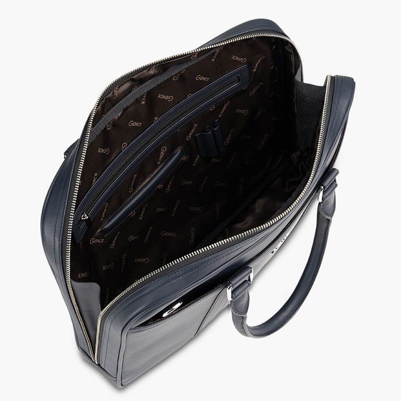 Túi xách doanh nhân nam GCE18 Gence có nhiều ngăn khác nhau