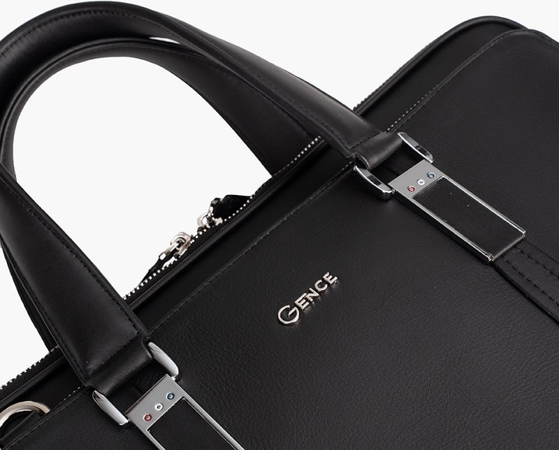 Túi xách đựng laptop Gence GCE24 sử dụng da bò swift thượng hạng