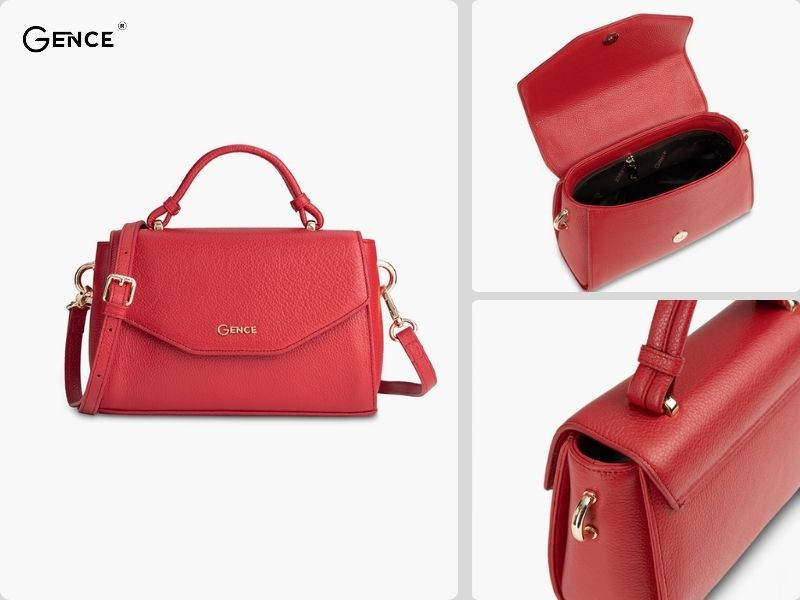 TX04 màu đỏ cá tính, có thể linh hoạt sử dụng tay cầm và dây đeo