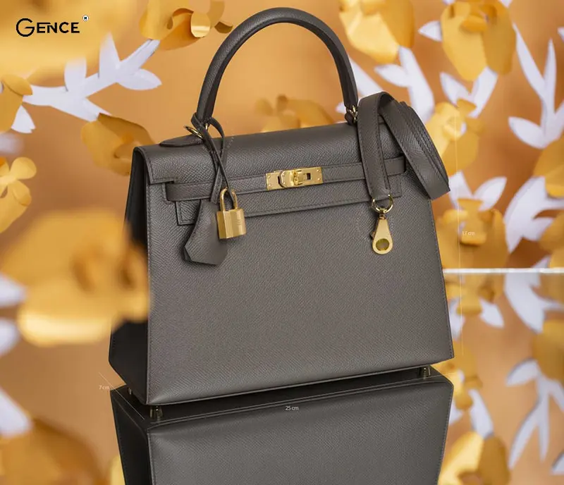 Túi xách nữ hàng hiệu Hermes Garden Twilly TPM Vaux Swift Black