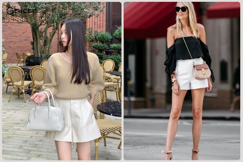 Túi xách nữ - phụ kiện thời trang tiện lợi phối cùng quần short nữ