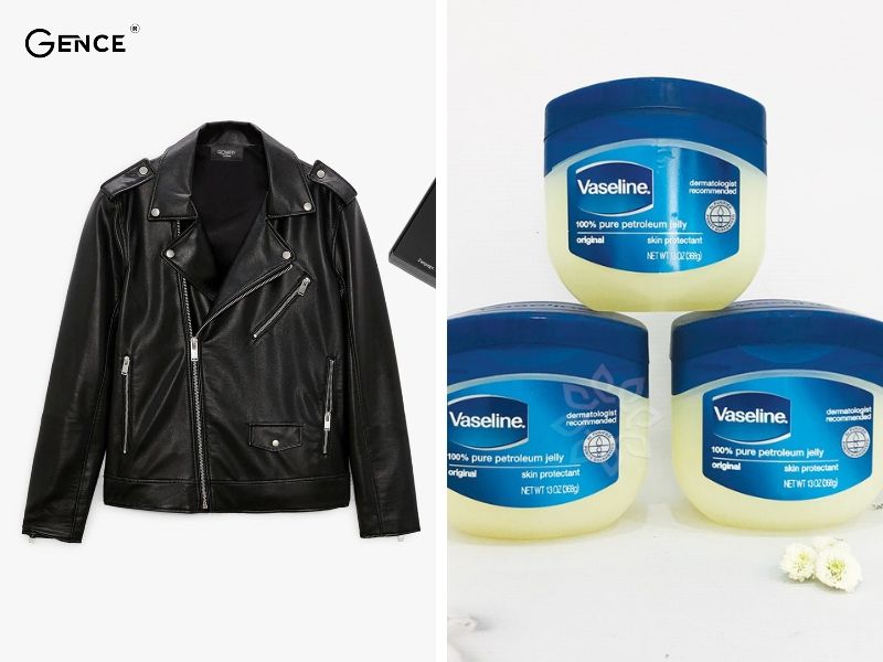 Vaseline - cách làm mềm áo da đơn giản
