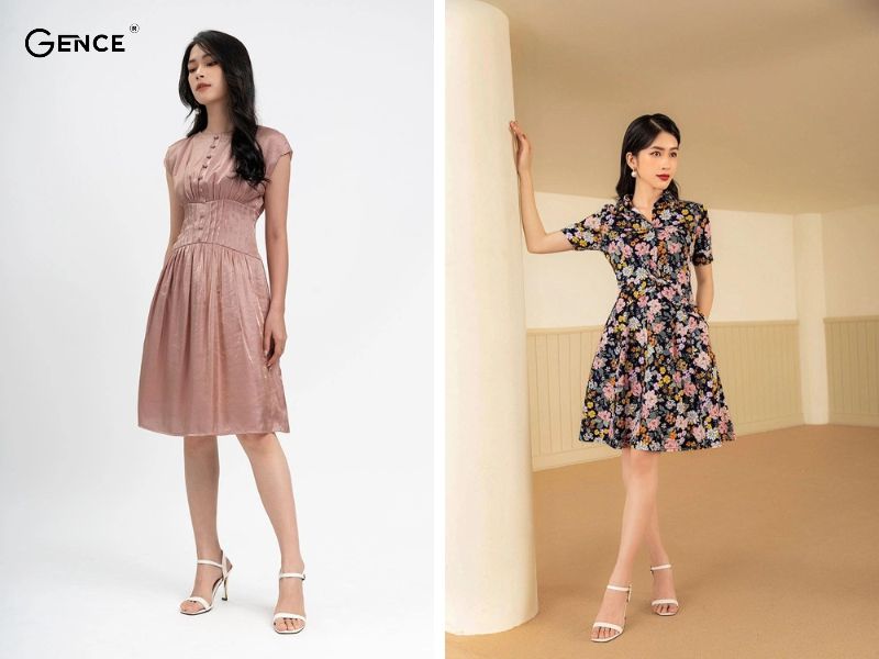 Váy xòe phù hợp với nhiều style khác nhau