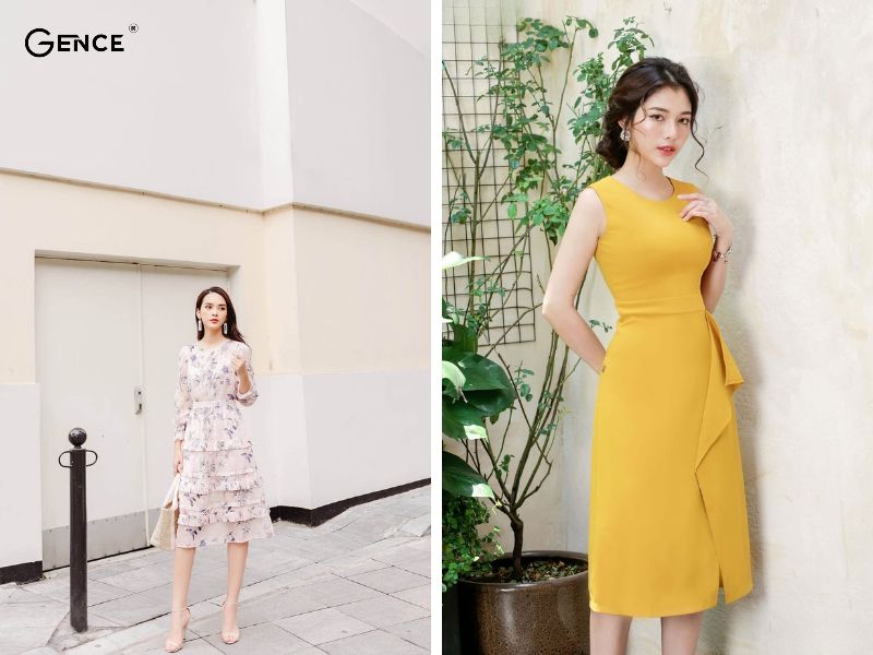 Lựa chọn chất liệu váy phù hợp với làn da