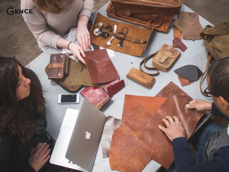 Nhờ chuyên viên cửa hàng đồ da hỗ trợ làm sạch vùng da bị mốc