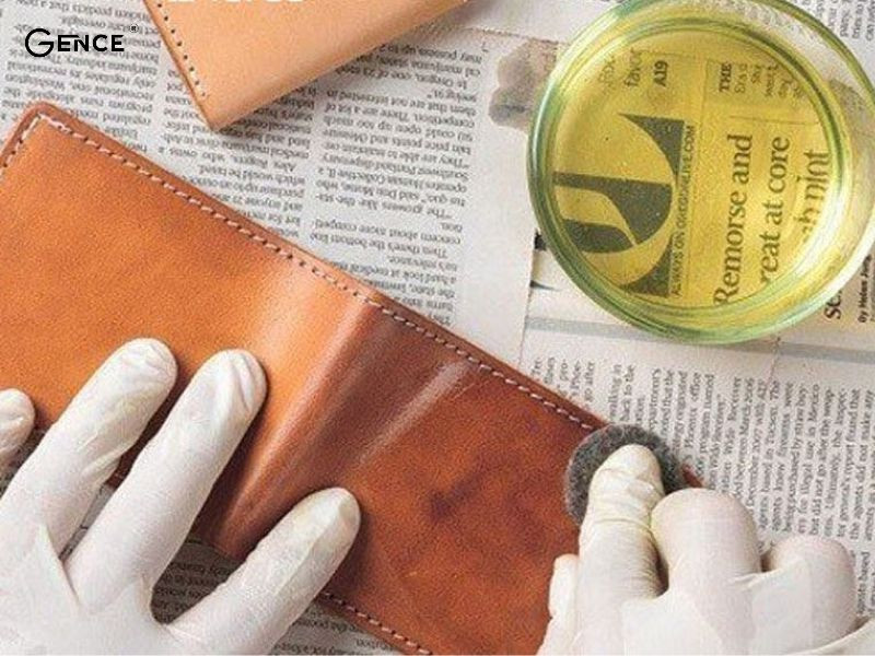 Sử dụng cồn làm sạch vết mốc trên ví da