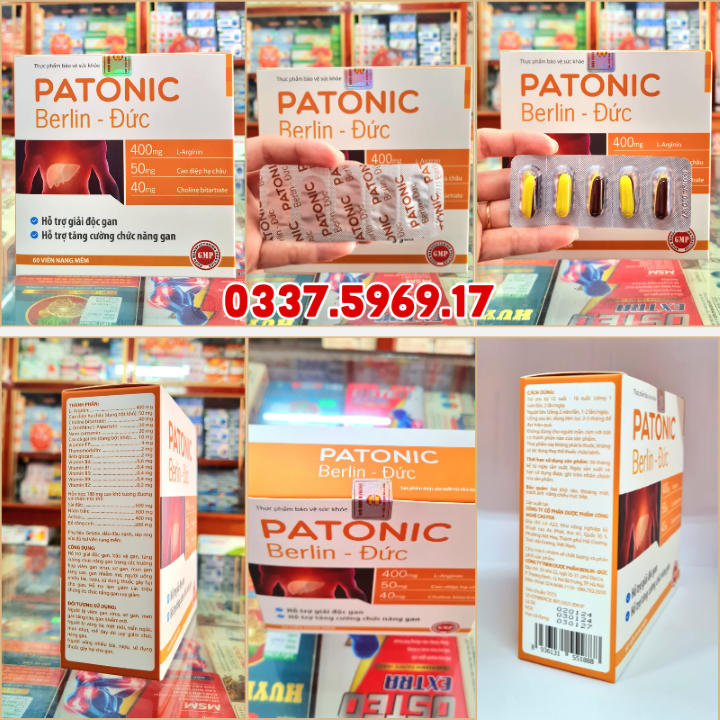 Viên Giải Độc Gan PATONIC có bán tại Nhà Thuốc Thái Hòa