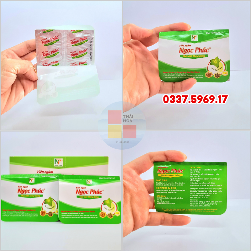 Viên Ngậm Thảo Dược Giảm Ho Ngọc Phúc chỉ 10k cho ngày khỏe mạnh