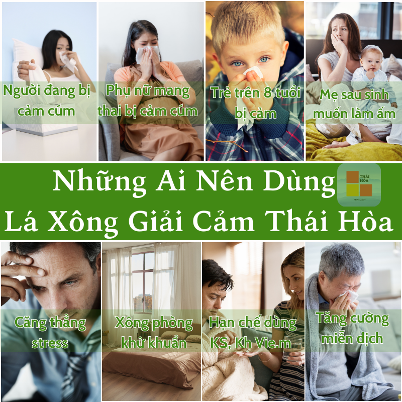 Ai nên sử dụng Lá Xông Giải Cảm Thái Hòa?
