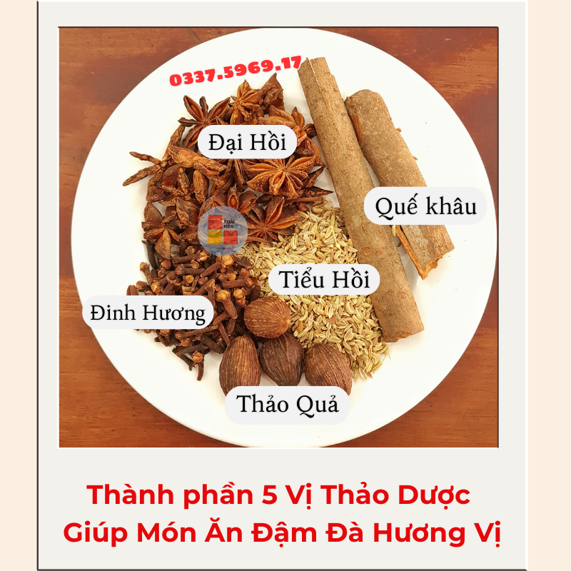 Ngũ vị hương có thành phần gì?