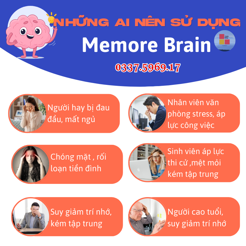 Viên Bổ Não Memore Brain , những ai nên dùng