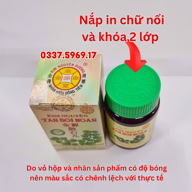 Viên uống KIm Nguyên Tan Sỏi Hoàn hổ trợ sỏi thận