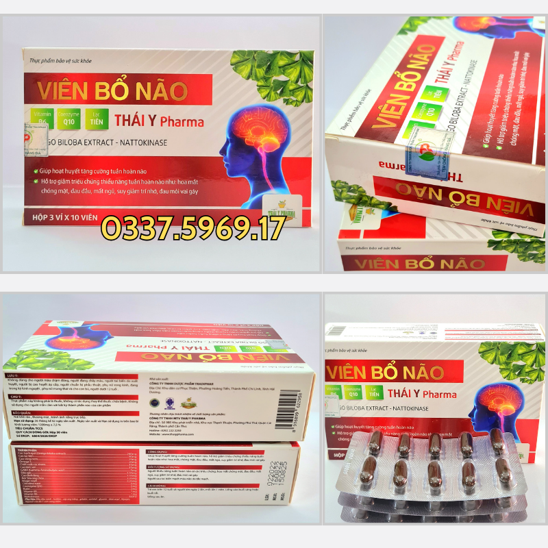 Viên Bổ Não Thái Y hổ trợ suy giảm trí nhớ