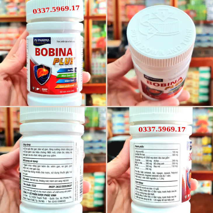 Viên Giải Độc Gan Bobina Plus có bán tại Nhà Thuốc Thái Hòa