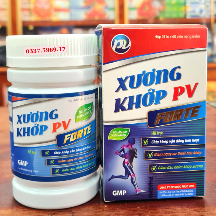Viên Xương Khớp PV tăng cường bôi trơn sụn khớp