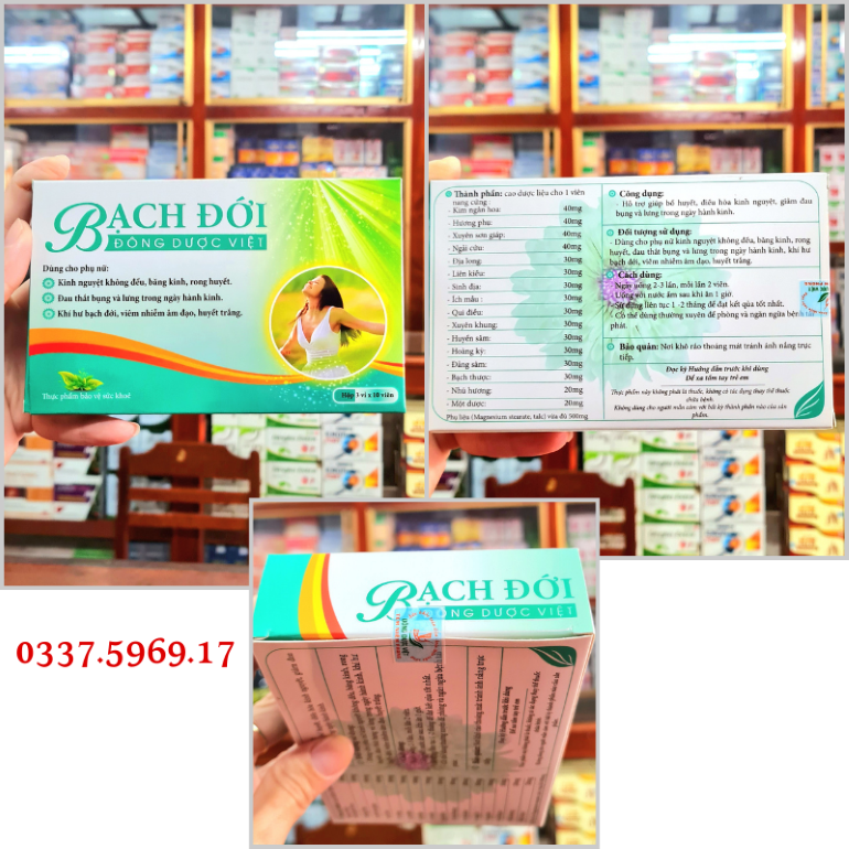 Viên Uống Bạch Đới Đông Dược Việt có bán tại Nhà Thuốc Thái Hòa